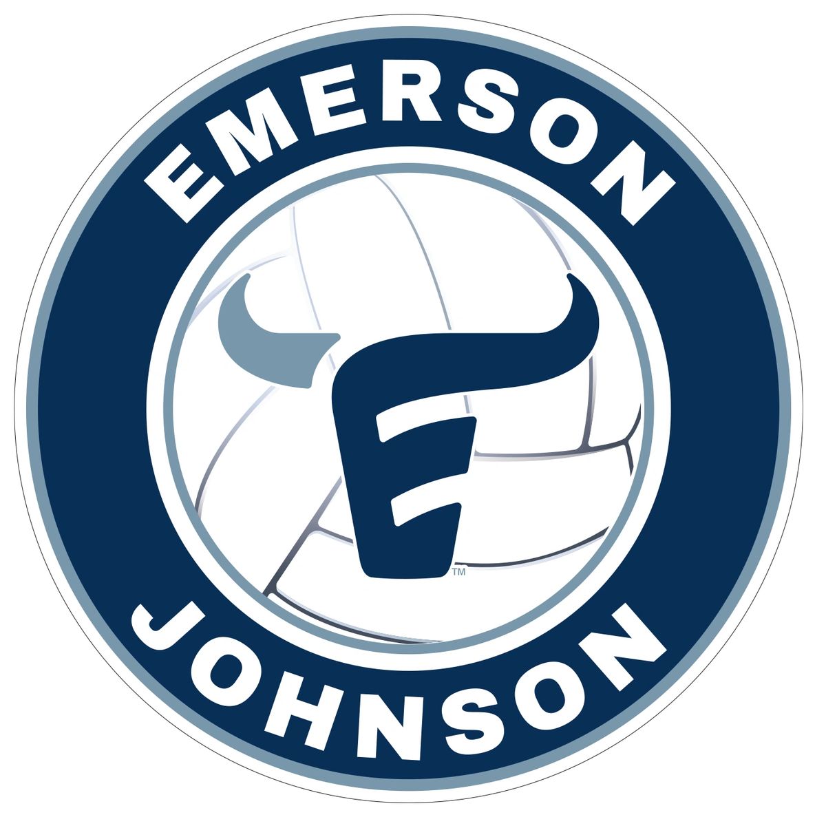 Emerson Volleyball car decal OR personalized